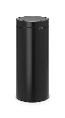 Caixote do Lixo BRABANTIA Touch Bin (Preto - Aço inoxidável) Brabantia - Lixeiras e cestos de lixo - preto, aço inoxidável