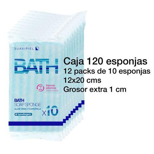 Caixa de Espátulas Descartáveis 120 Unidades Pele Suave Annote - Esponjas de banho e buchas - descartáveis, aloe vera, camomila, 120 unidades