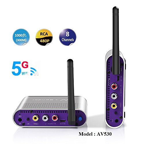 Extensão AV MEASY AV-530 (Receita e Transmissão) measy - Áudio - transmissor, receptor, sem fios, 5,8 ghz