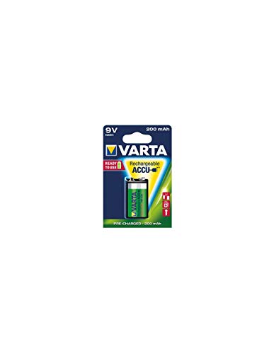 Pilha Recarregável VARTA Power Accu 9V Varta - Baterias - não-recarregável, 200 mAh, universal, 84v