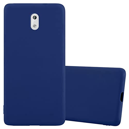 Capa para Nokia 3 CADORABO Azul Escuro CADORABO - Capas para telemóveis - silicone, azul escuro, design elegante