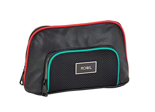 Mochila MOOS Capsula Preto (29x10x17cm - Poliéster) MOOS - Mochilas - escolar, poliéster, preto, 29x10x17cm