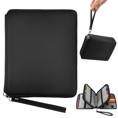 Estojo para Lápis de Cor DTYGUIXE Oxford (Multicor - Poliéster) DTYGUIXE - Estojos para canetas e lápis - 120 ranhuras, poliéster, portátil, fechamento