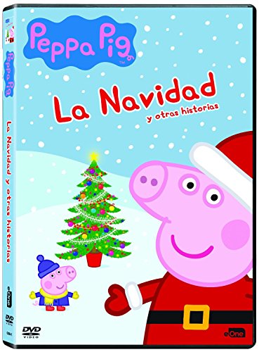 DVD Peppa Pig: A Festa de Natal e Outras Histórias (Edição em Espanhol) EONE - Dvds e vídeos - natal, peppa pig, histórias