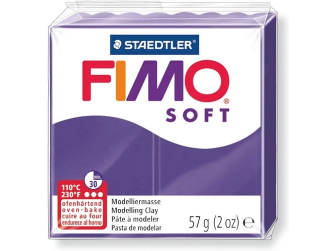 Staedtler 8020-63 material para modelar e moldar FIMO - Massa de modelar e putty - modelar, moldar, roxo, rosa, branco, preto