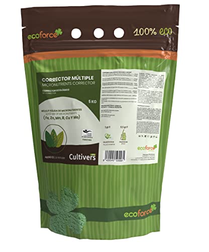 Abonos Correctores de Carencias Múltiples Ecológicos 5Kg Ecoforce - Adubos - correção, carecias múltiplas, ecológico, 5kg