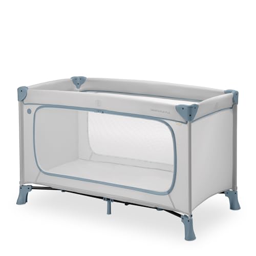 Berço de Viagem HAUCK Dream N Play Plus (Cinzento - 60 x 120 x 76 cm) Hauck - Parques infantis - berço, viagem, hauck, dream n play plus, cinzento
