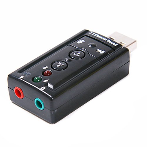 Placa de Som DYNAMODE USB Sound Adapter 7.1 Channel Dynamode - Placas-mãe - usb, 7.1 canal, adaptador