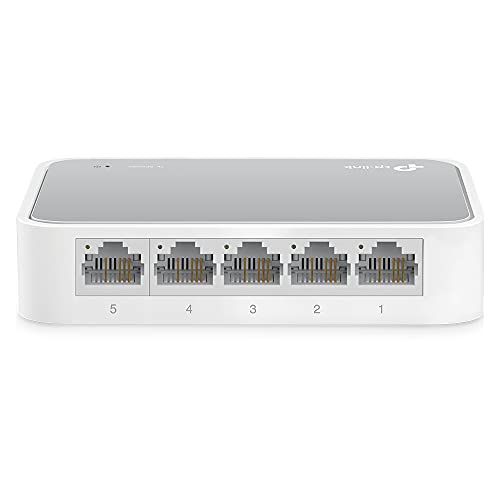 Switch TP-LINK SF1005D (5 Portas Fast Ethernet) TP-Link - Concentradores e comutadores - 5 portas, fast ethernet
