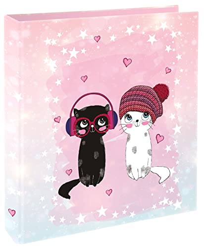 Dossier GOLDBUCH Music for Cats (Rosa - Polipropileno - 28.5x32cm) Goldbuch Georg Brückner GmbH - Pastas Organizadoras - polipropileno, 28.5x32cm, design colorido, impressão artística