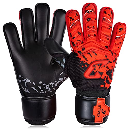 Luvas Unisexo KRALLE JUNIOR Pro 3.0 Futebol (Tam: Tamanho Único) CATCH & KEEP - Luvas e mitenes - unisexo, futebol, resistente à água, fácil de limpar
