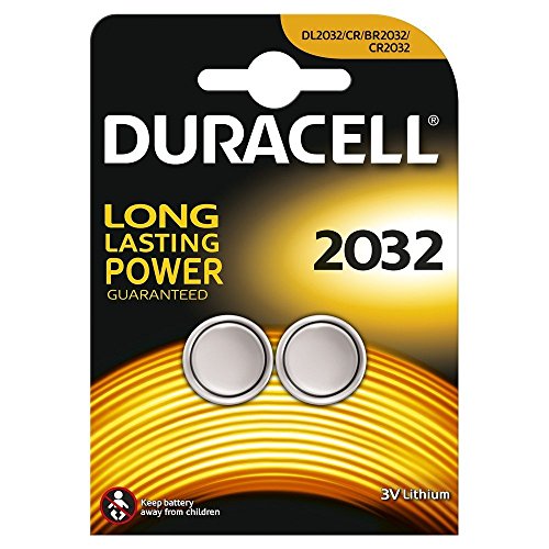 Pilha Recarregável DURACELL Cr2032-2 (3V) DURACELL CR2032 - Baterias de uso geral - recarregável, 3V, 220mah, litio