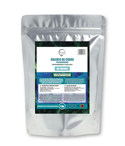 Sulfato de Cobre 1Kg GREEN GOF (Recondicionado Como Novo) GREEN GOF - Adubos - sulfato, cobre, 1kg, recondicionado