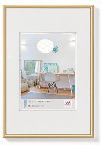Moldura de Fotografia WALTHER DESIGN KV015G Walther - Porta-retratos - plástico, 7x10 cm, dourado
