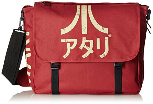 Bolsa Atari de Japanese LOGO (Acessório Imagem e Som) Bioworld - Bolsas mensageiro - atari, logo japonês, acessório imagem som, bolsa transporte, proteção