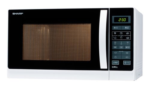 Micro-ondas Sharp R742WW | Branco (Preparação de Alimentos a Quente) Sharp - Fornos de microondas - grill, táctil, visor LED, 2 em 1
