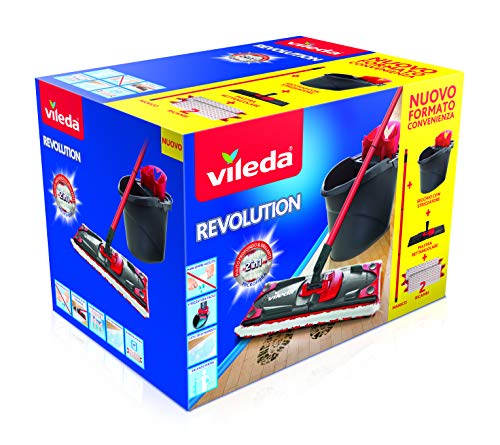 Caixa de Limpeza Vileda Box System Mop (Recondicionado Como Novo) Vileda - Esfregonas - recarga, limpeza, reconstruído
