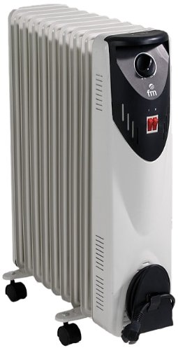 Aquecedor Emissor Térmico FM RADIADOR RW-20 (2000 W) FM - Aquecedores portáteis - 2000 W, preto, termo, radiador