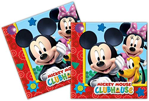 Conjunto de Guardanapos PLAYFUL de Papel - Mickey Disney Disney - Guardanapos de papel - mickey mouse, papel, 20 unidades, 33x33 cm