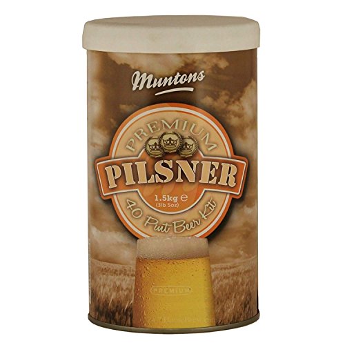 Muntons Premium Pilsner 1.5 kg (Acessórios de cozinha) Muntons - Kits de fabricação de cerveja e vinho em casa - pilsner, 1.5 kg, acessórios