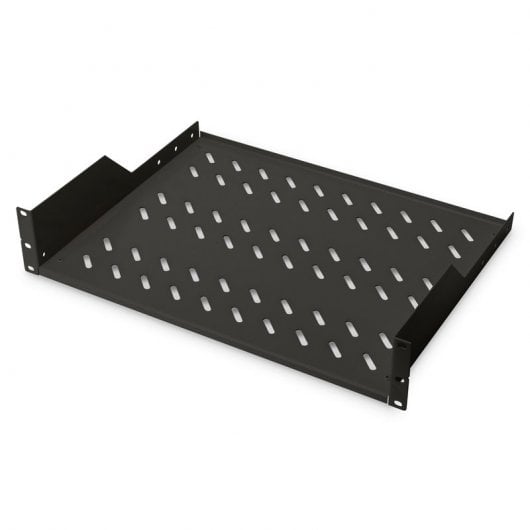 Acessório Rack DIGITUS DN-19 TRAY-2-SW Preto Digitus - Prateleiras de reposição - 20 kg, metal, preto, montagem em rack