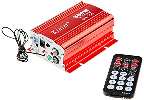 Coluna Portátil KINTER MA700 (Preto - 30 W) Kinter - Amplificadores de veículos a motor - portátil, 30 W, usb, jack 3.5mm