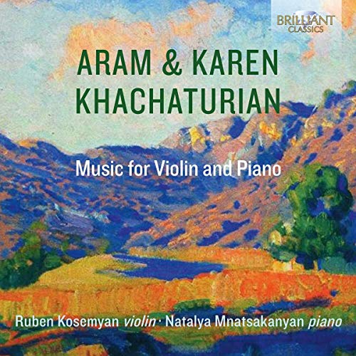 CD Aram/Hatchatourian - Music For Violin And Piano (1 CDs) BRILLIANT CLASSICS - Música e gravações de som - música clássica, fado, violin, piano