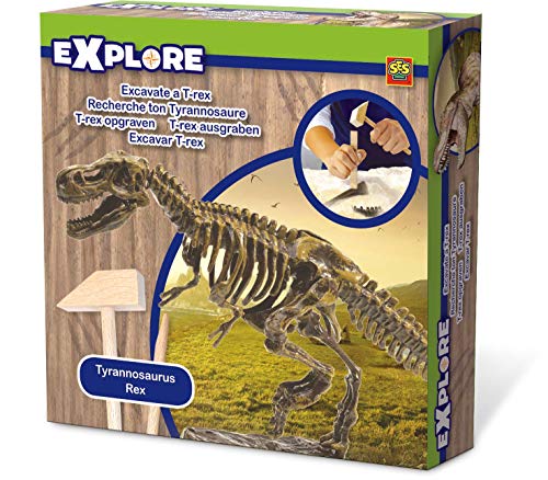 Kit de Artesanato para Crianças SES CREATIVE 25028 SES CREATIVE - Conjuntos de ciência e exploração - dinossauro, rocha, martelo, escurecimento
