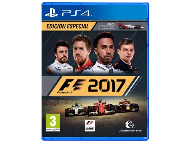 Jogo PS4 Codemasters F1 2017 Special Edition (M3) CODEMASTERS - Software de jogos de vídeo - ps4, codemasters, f1 2017, edição especial