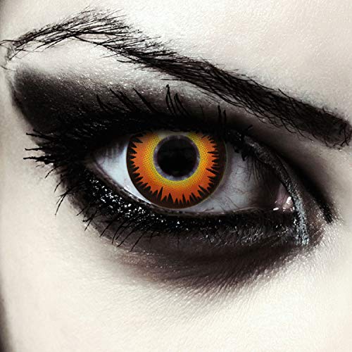 Lentes de Contato DESIGN LENSES 3Mhalloween-Orange Werewolf Designlenses - Lentes de contato - lentes de contato, design lenses, 3m halloween-orange werewolf
