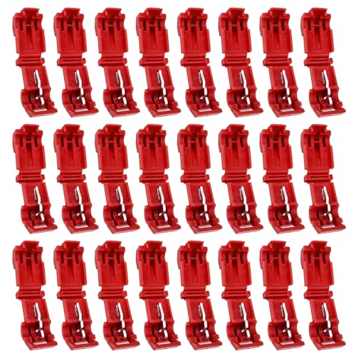 Conectores Terminais de 24 Pcs. para Robôs de Corte de Relva TANGUO - Acessórios e válvulas para mangueira de jardim - 24 peças, robôs de corte, aço inoxidável, resistência à corrosão