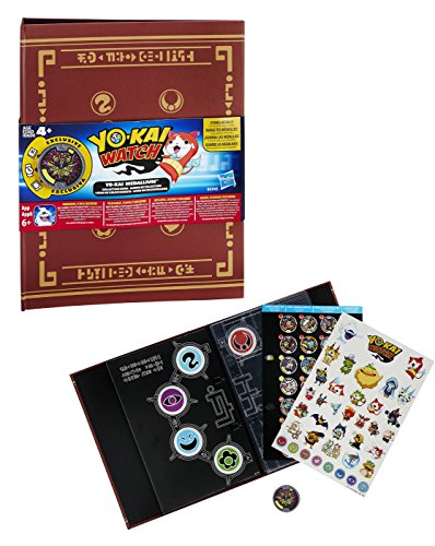 Livro Yo-Kai Watch Medallium (Idade Mínima Recomendada: 4 anos) Hasbro - Livros - álbum, 4 páginas, medalha metalizada, coleção