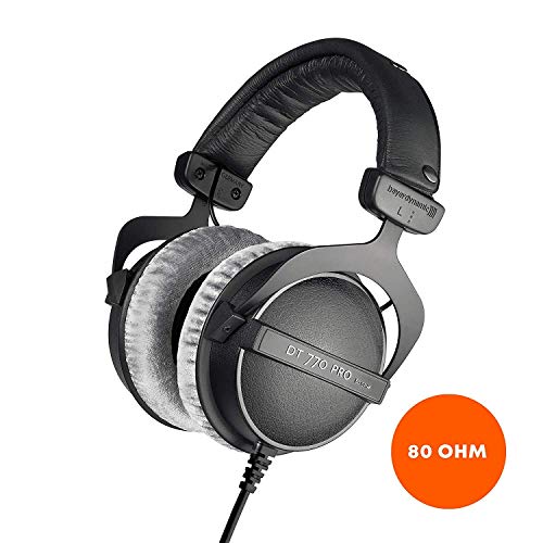 Auscultadores com Fio BEYERDYNAMIC DT 770 Pro (Over Ear - Microfone - Preto) Beyerdynamic - Fones de ouvido e headsets - over ear, microfone, preto