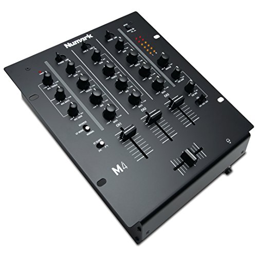 Mesa de mistura NUMARK M4 (Canais: 3) Numark - Mesas de áudio - 3 canais, preto, usb, hdmi