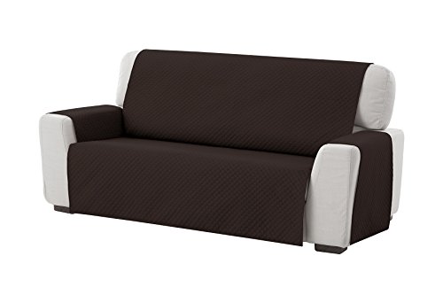 Capa de Sofá Textil Home Adele Castanho (Sofás) textil-home - Capas de sofá - castanho, poliéster, reverso, anverso, 2 plazas