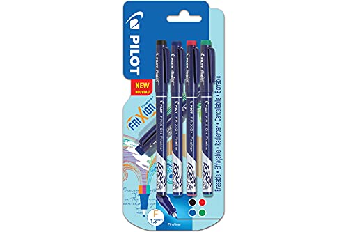 Marcador FRIXION Fineliner (Multicor - Ponta Fina) Pilot - Marcadores - multicor, ponta fina, lavável, removível