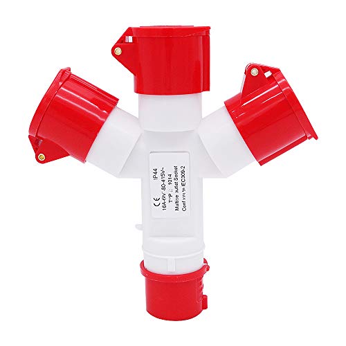 Encaixe POFET 16A 4P IP44 380V (Recondicionado Como Novo) POFET - Tomadas e soquetes de energia - 16A, 4p, ip44, 380V, alumínio