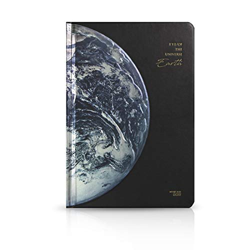 Caderno Porrasso A5 - Planet Earth (Cadernos) PORRASSO - Cadernos e bloco de notas - 128 páginas, capa de borracha, fita, design especial