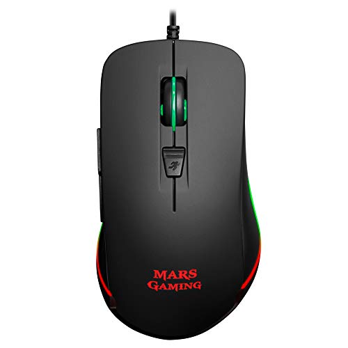 Rato Gaming MARS GAMING MM118 (Ótico - 9800 dpi - Preto) Mars Gaming - Ratos e trackballs - ótico, 9800 dpi, gaming, preto