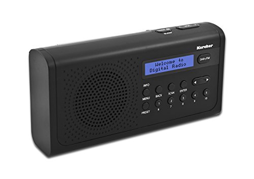Rádio Portátil KÄRCHER DAB 2405 (Preto - Digital - FM/AM/DAB) Kärcher - Radios - digital, fm, am, dab+, portátil