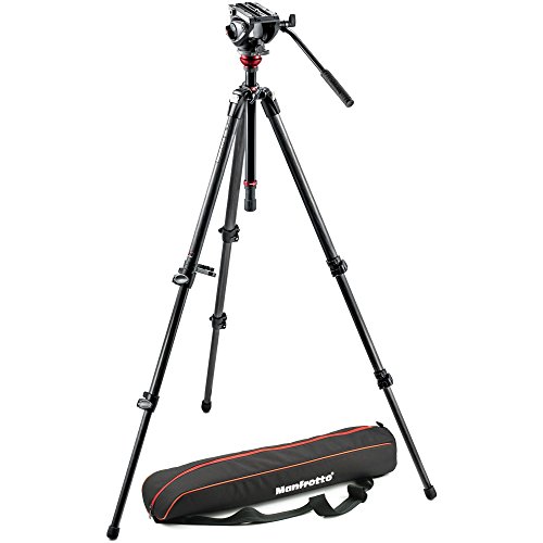 Tripé Manfrotto MVH500AH, 755CX3 (3/8'' - Altura máxima: 173 cm) Manfrotto - Peças e acessórios para câmeras - tripé, manfrotto, mvh500ah, 755cx3, altura máxima, peso máximo