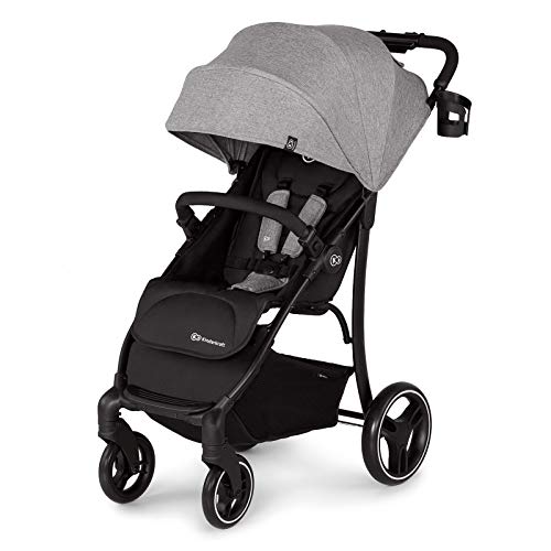 Carrinho de Bebé KINDERKRAFT Trig (Cinzento - 0-36M) 4Kraft - Móveis para bebês e crianças pequenas - urbano, 4 rodas amortecedoras, protetor de sol, 0-36m