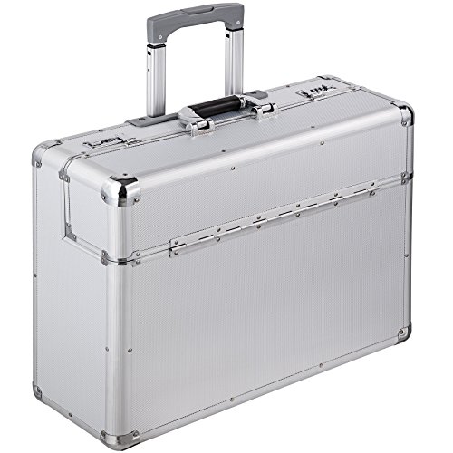 Mala de Viagem TECTAKE (Cabine - 4 Rodas - Preto) TecTake - Acessórios de computador - fechadura, asa ajustável, rodas, espaço