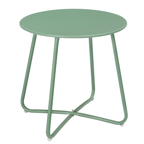 Mesa Auxiliar Redonda E Situro | 48 x 45 cm - Verde eSituro - Móveis de exterior - redonda, 48 x 45 cm, verde, metal