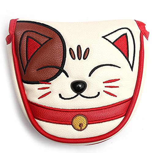 Funda de Palos de Golf FELLOWES 8041001 (Universal) Outdoor Leisure - Capas para cabeças de tacos de golfe - pele sintética, fecho magnético, ajuste, bordado