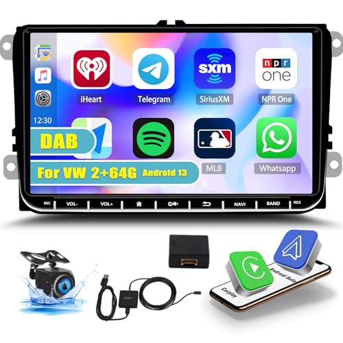 Autorrádio OILIEHU 2+64G Dab+ Android 13 Carplay OiLiehu - Aparelhos de áudio e vídeo para veículos e sistemas de painel - autoradio, android 13, carplay, bluetooth, usb, dab+