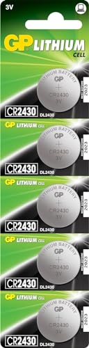 Pilha não recarregável GP BATTERIES Lithium Cell CR2430 GP BATTERIES - Baterias - litio, CR2430, 3 V, 5 unidades