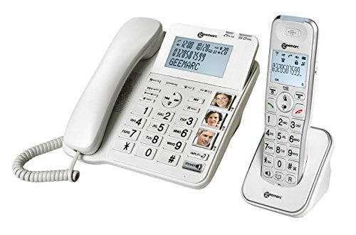 Telefone fixo GEEMARC Amplidect 295 com Combinado GEEMARC - Telefonia - telefone, fixo, combinado