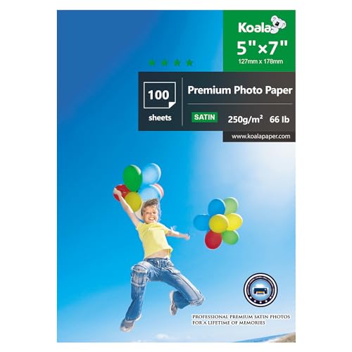 Papel Fotográfico KOALA Premium Satinado (18x13cm) Koala - Papel de impressora e copiadora - papel fotográfico, koala premium satinado, 18x13cm, impressão de fotografias, qualidade profissional