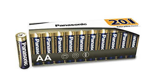 Pilha Recarregável PANASONIC AA (Alcalino) Panasonic batteries - Baterias - alcalino, aa, 1,5 V, 2 unidades